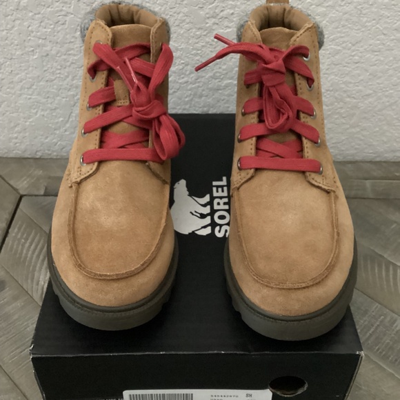 SOREL Madson Waterproof Moc Toe Boot (Little Kid) 3 M - Picture 4 of 9